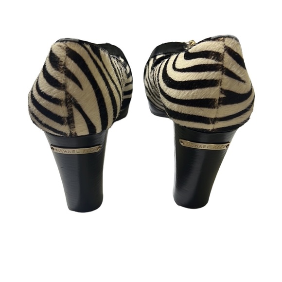 Michael Kors Calf Hair Buckle Heels - Picture 4 of 7